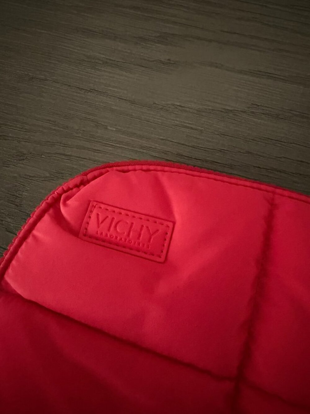 VICHY Small Red Toiletry Case - Picture 2 of 5